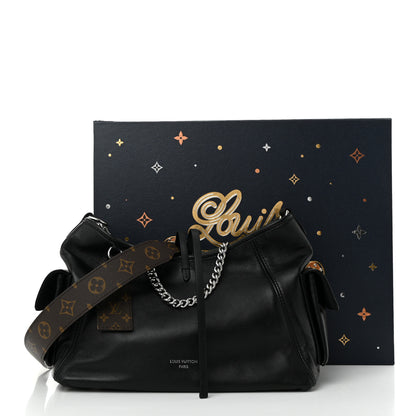 Louis Vuitton Lambskin CarryAll Cargo Vibe PM Black 10 of 10