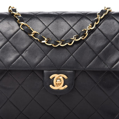 Chanel Lambskin Quilted Mini Square Flap Black 11 of 11