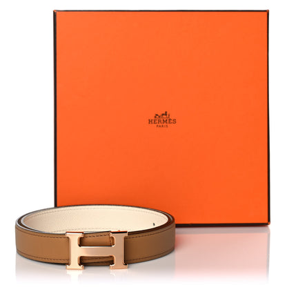 Hermes Swift Epsom 24mm Mini H Belt 70 Biscuit Nata 70 28 6 of 6