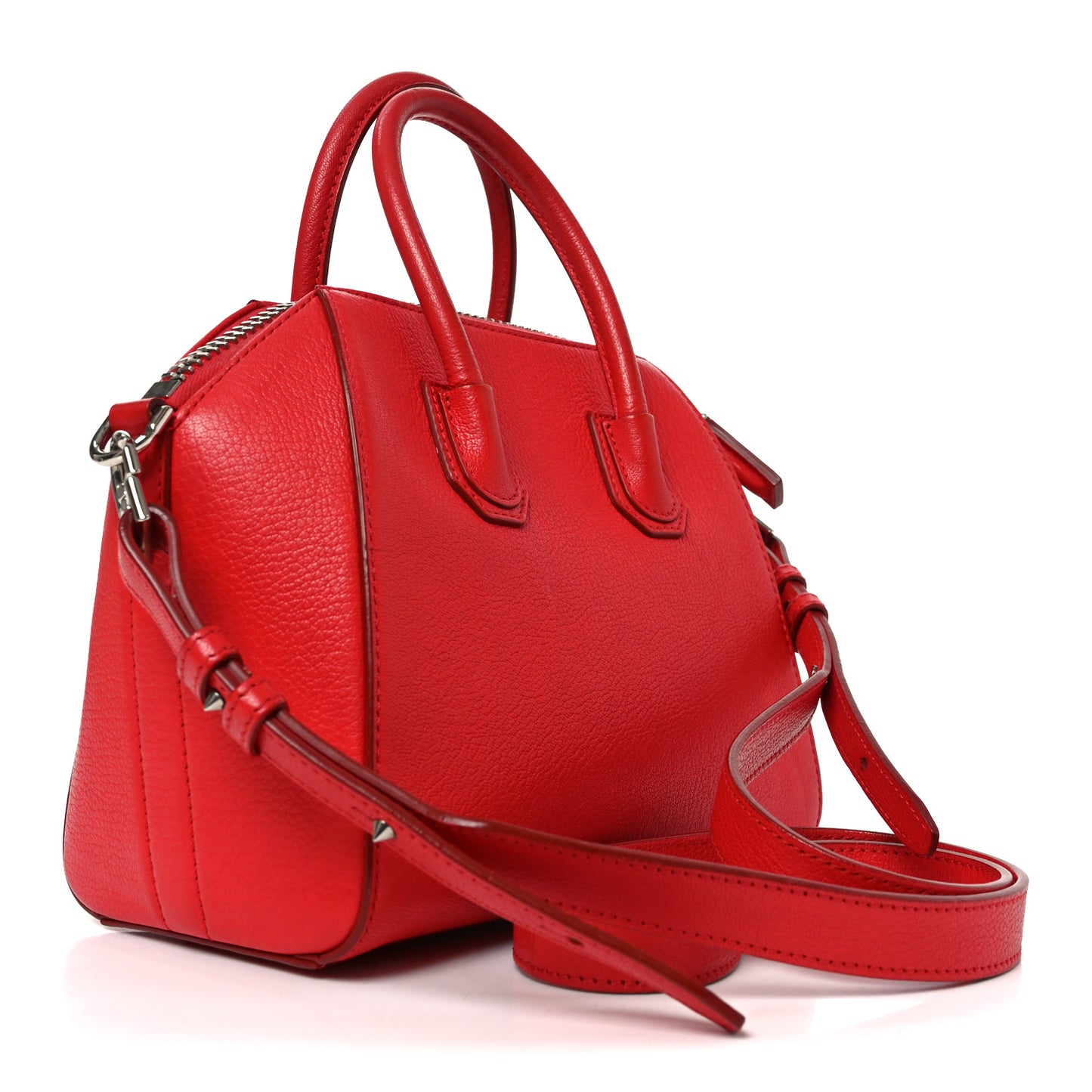 Sugar Goatskin Mini Antigona Red