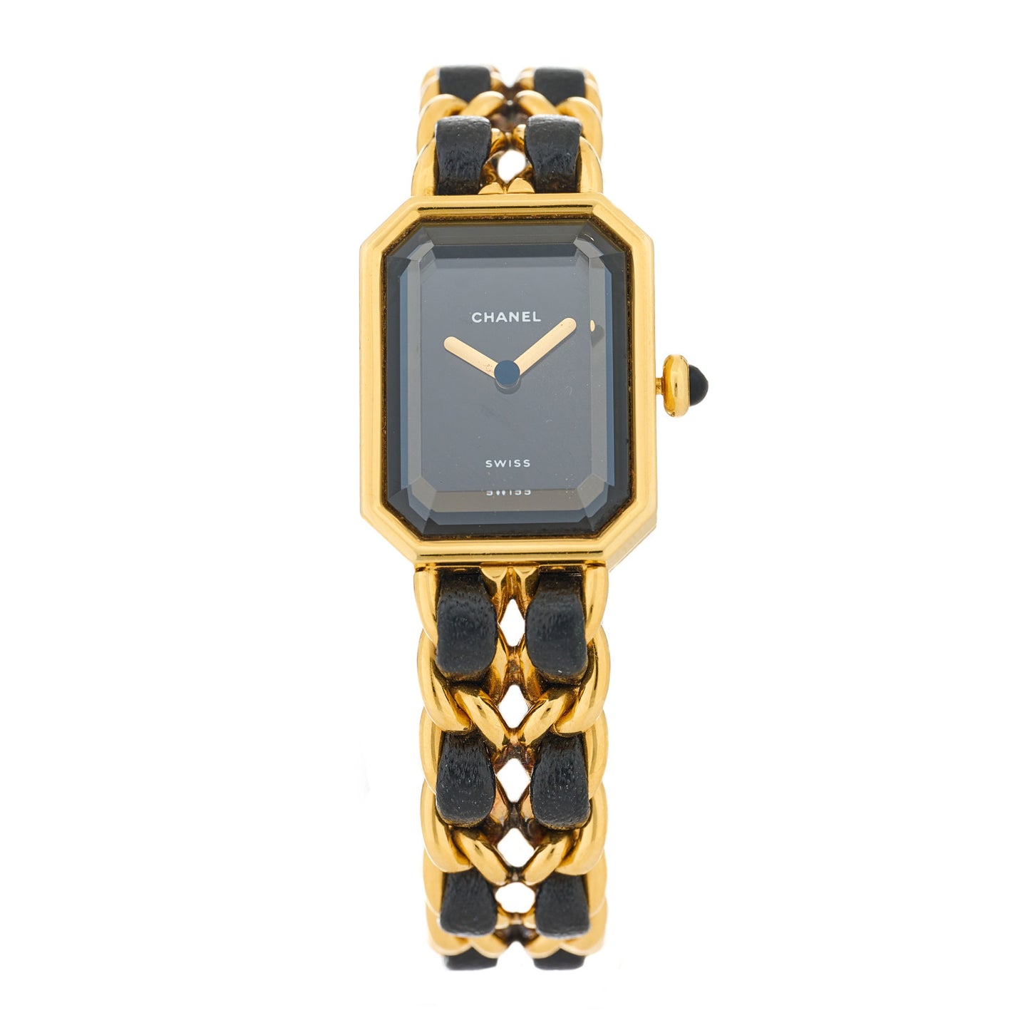 Stainless Steel Lambskin 20mm Chain Premiere Quartz Watch Gold M