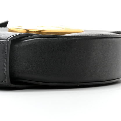 Valentino Garavani Calfskin VLogo Round Crossbody Bag Black 8 of 9