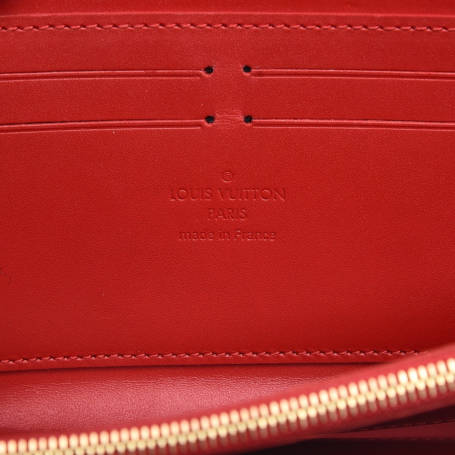 Louis Vuitton Vernis Clemence Wallet Cherry 6 of 8
