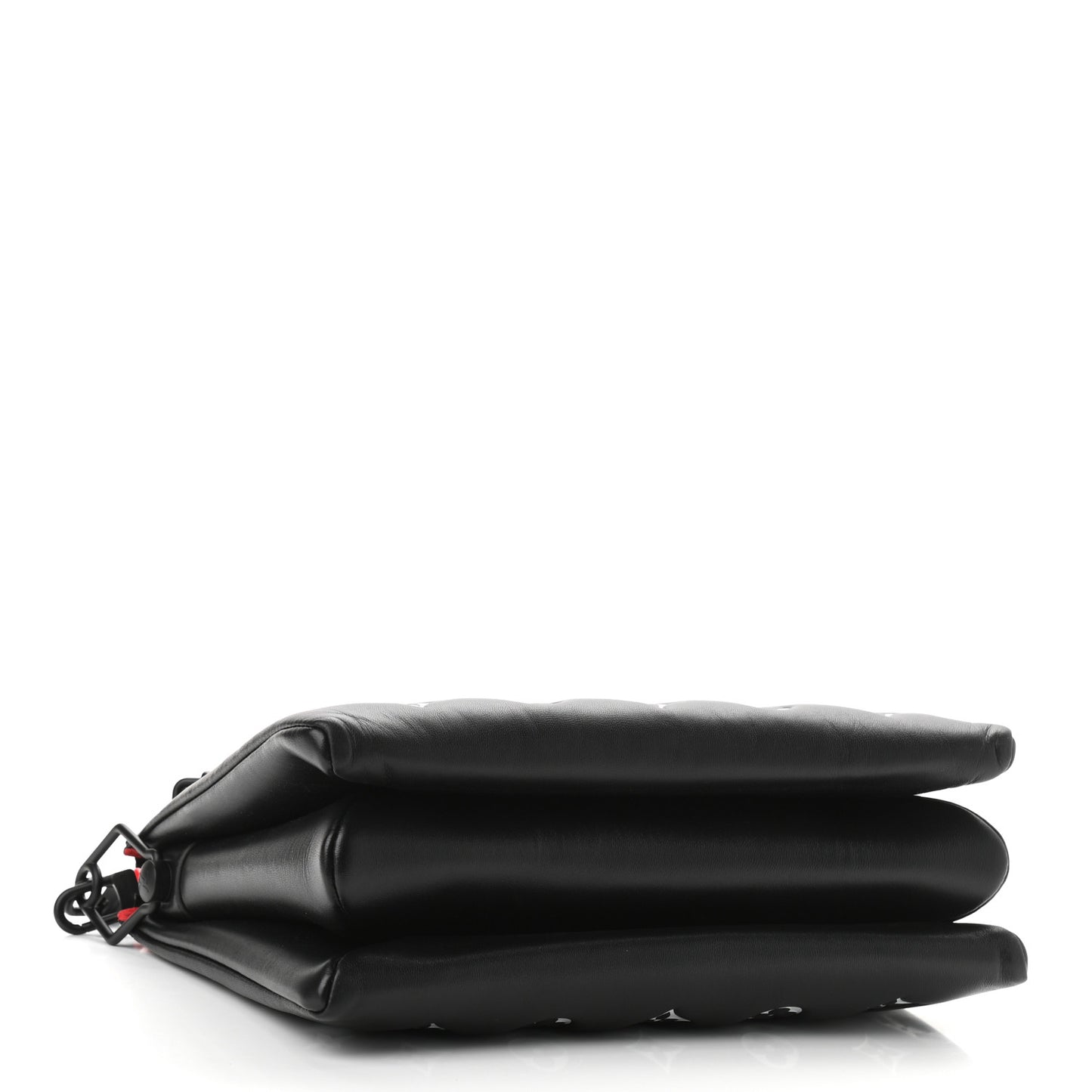 Lambskin Embossed Monogram Coussin PM Black White