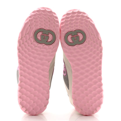 Gucci Dali Soft Calfskin Womens Mac80 Sneakers 39.5 Off White Grey Sky Light Rose 5 of 10