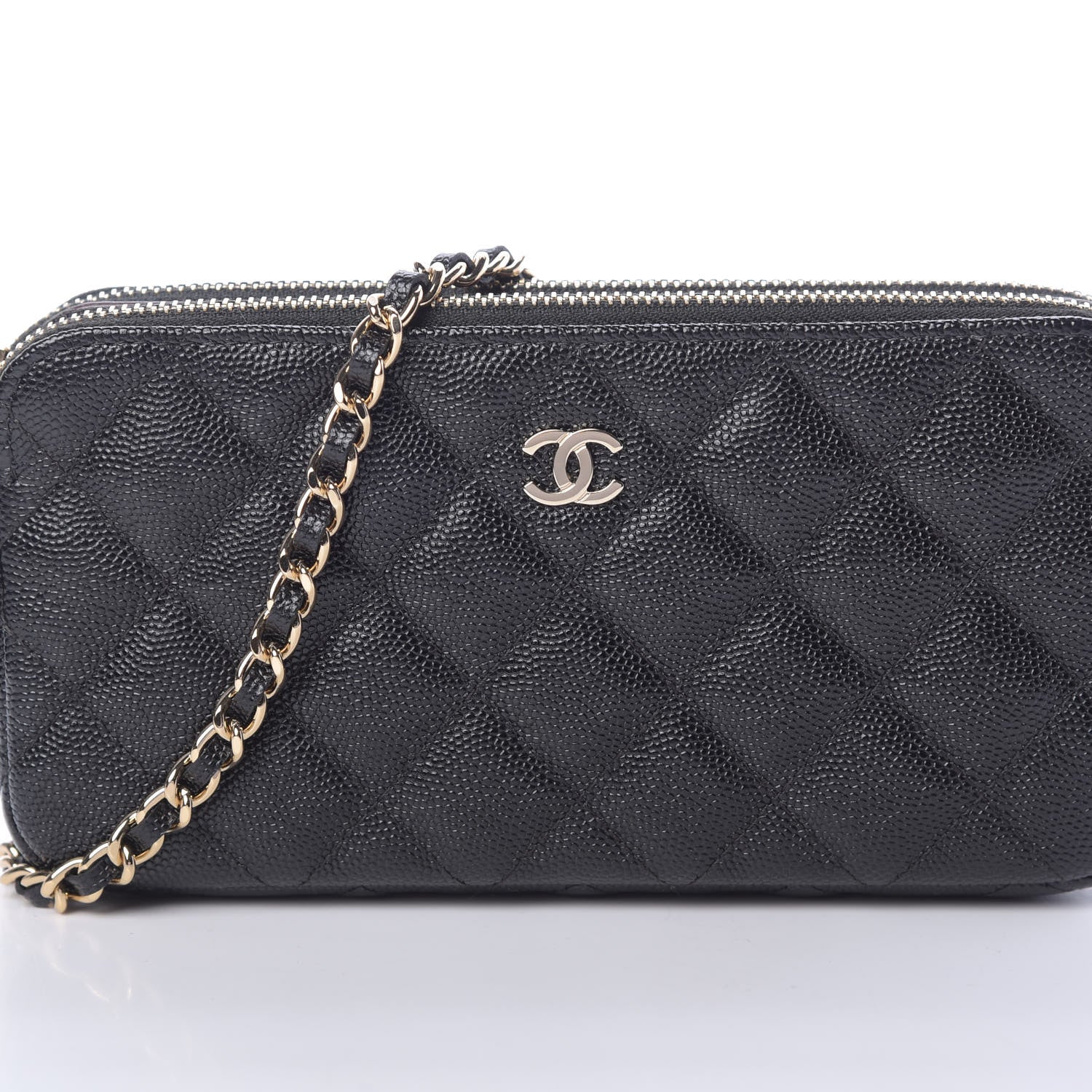 Chanel Caviar Quilted Small Clutch With Chain Black 11 of 13