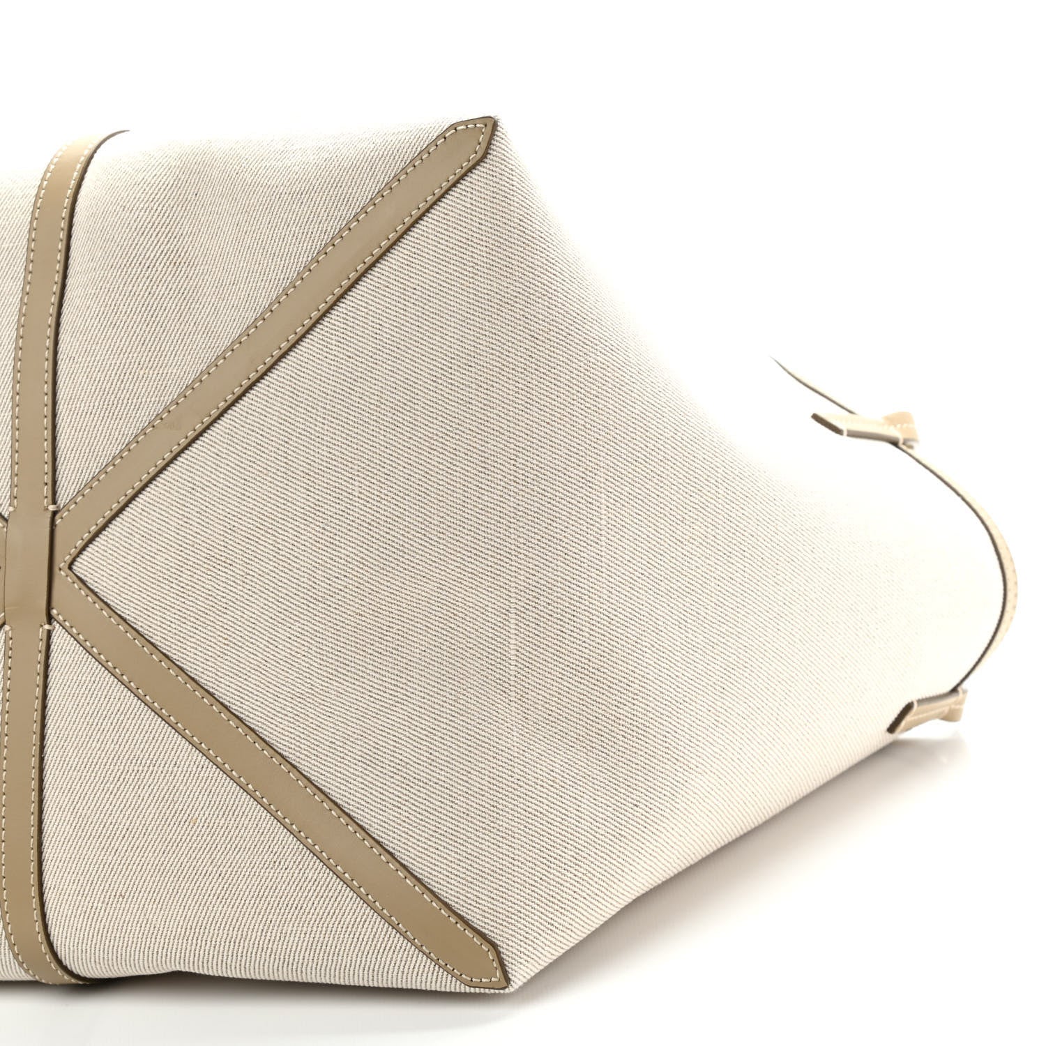 Burberry Cotton Canvas Mini Logo Horseferry Tote Bag Off White 10 of 10