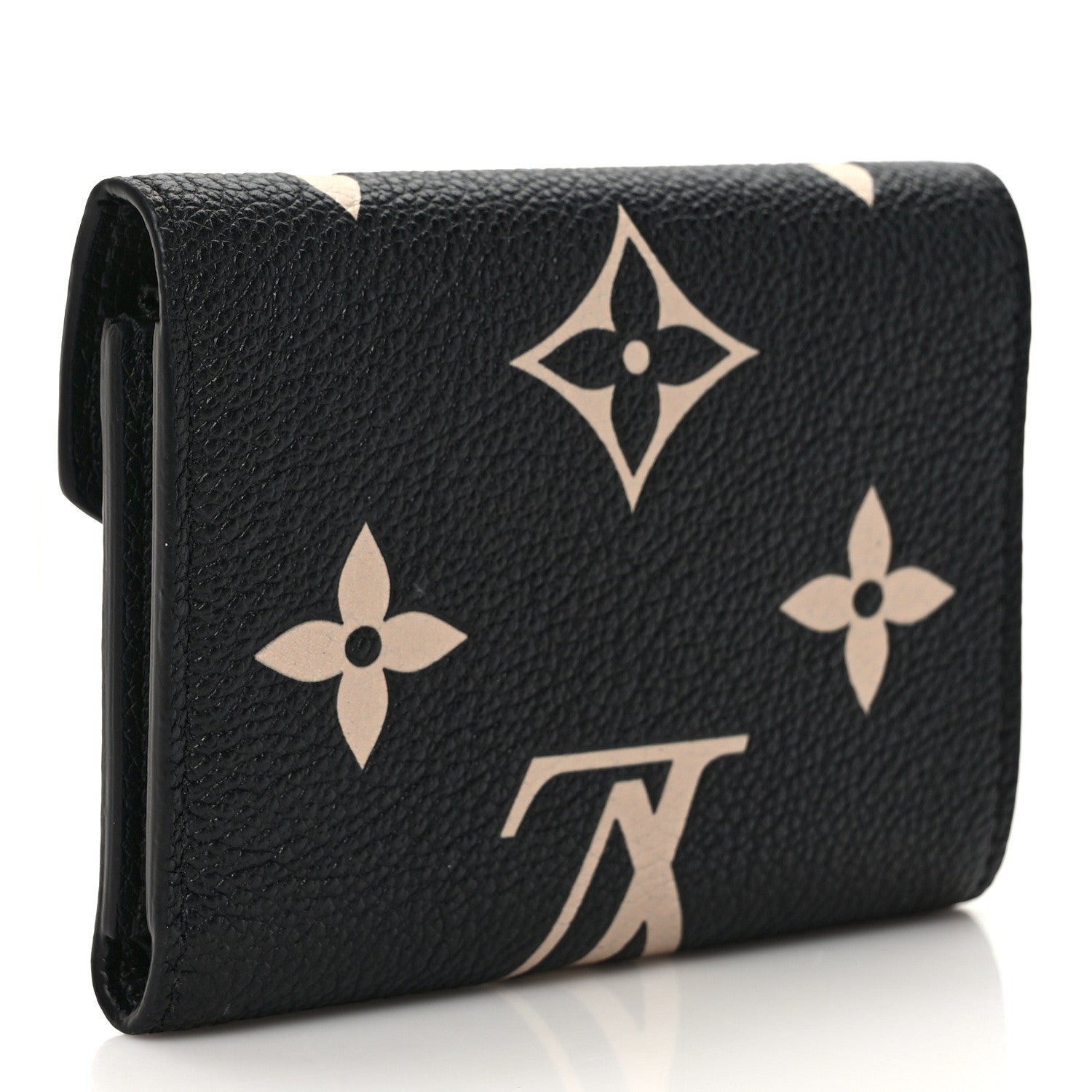 Louis Vuitton Empreinte Monogram Giant Victorine Wallet Black Beige 3 of 7