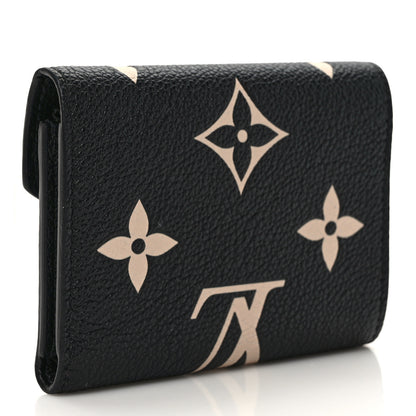 Louis Vuitton Empreinte Monogram Giant Victorine Wallet Black Beige 3 of 7