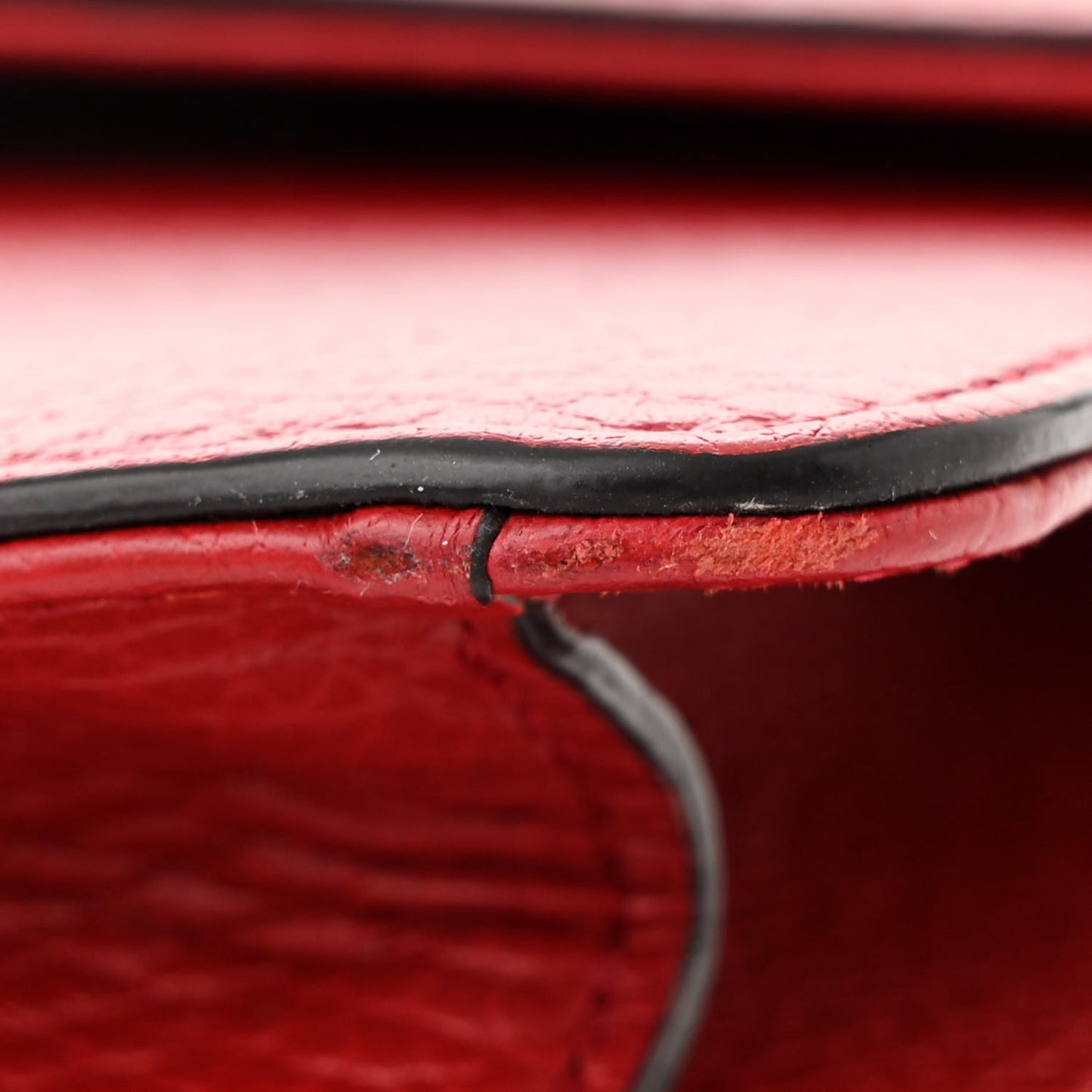 Dollar Calfskin Small Interlocking G Shoulder Bag Red
