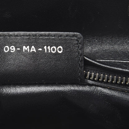 Christian Dior Lambskin Cannage Bow Medium Lady Dior Black 7 of 16