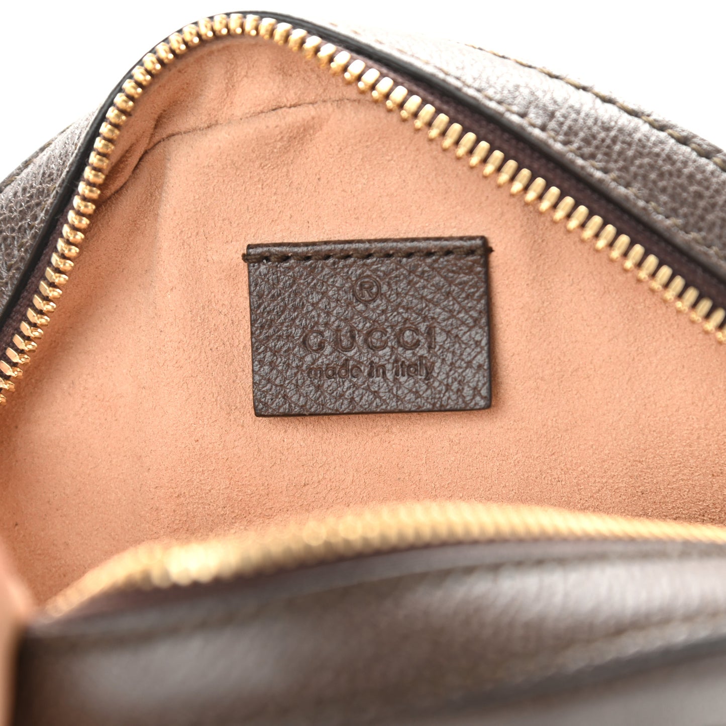 GG Supreme Monogram Web Mini Ophidia Round Shoulder Bag Brown