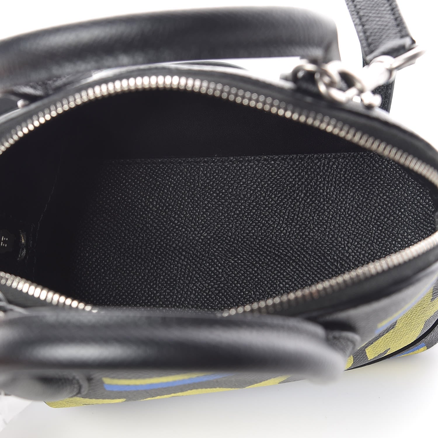 Balenciaga Signature Grained Calfskin Car Tag Print XXS Ville Top Handle Bag Black TBC 5 of 9