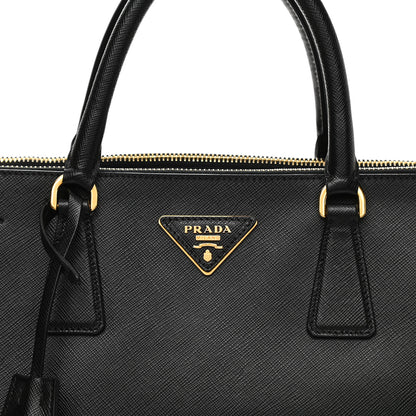 Prada Saffiano Large Galleria Double Zip Tote Black 8 of 13