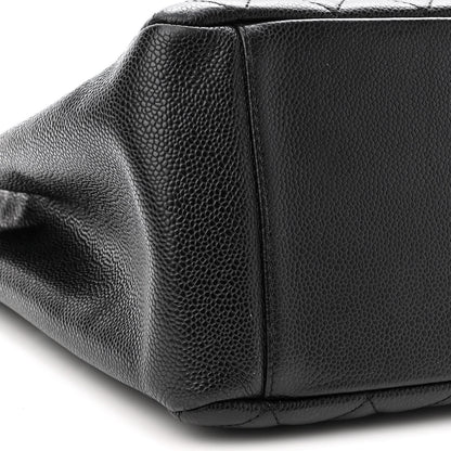 Chanel Caviar Quilted Grand Shopping Tote GST Black 9 of 11