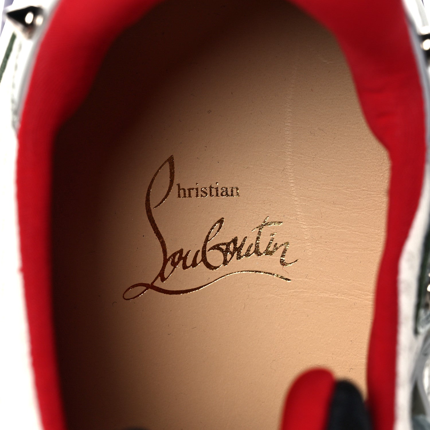 Christian Louboutin Mesh Patent Red Runner Flat Sneaker 39.5 Multicolor 7 of 8