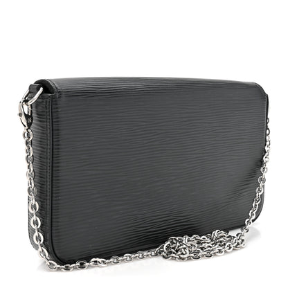 Louis Vuitton Epi Pochette Felicie Black 4 of 10