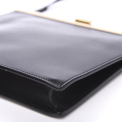 Celine Smooth Calfskin Mini Clasp Bag Black 8 of 9