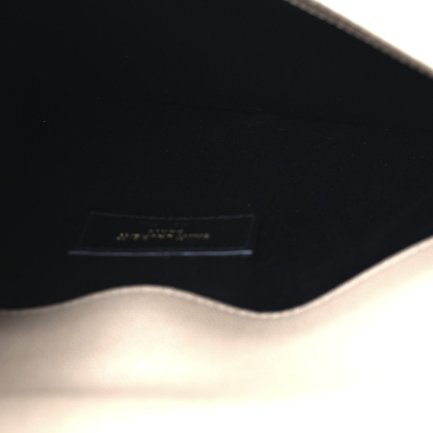 Saint Laurent Grain De Poudre Uptown Pouch Dark Beige 5 of 9