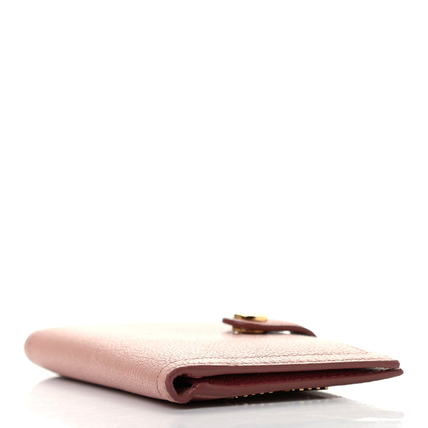Goatskin Madras Vertical Wallet Orchidea