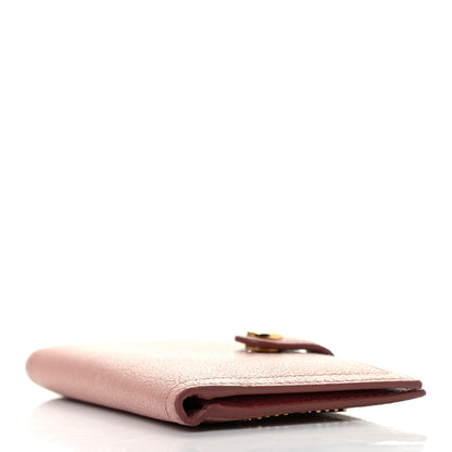 Miu Miu Goatskin Madras Vertical Wallet Orchidea 4 of 7