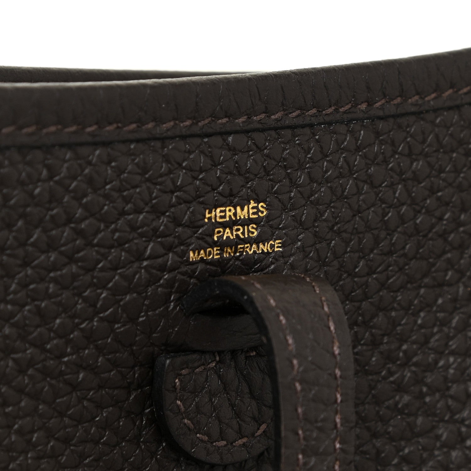 Hermes Taurillon Clemence Amazone Evelyne TPM Ebene Havane 6 of 10