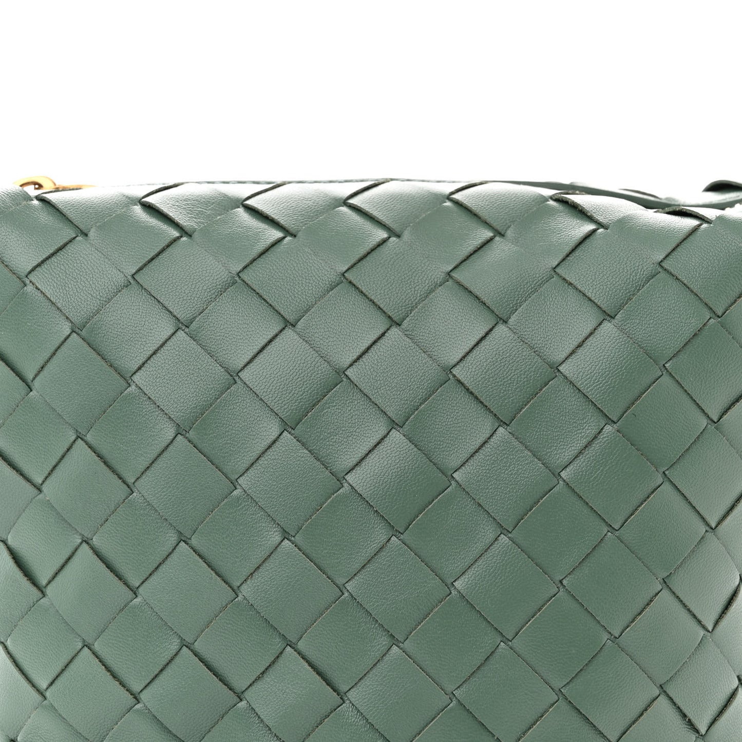 BOTTEGA VENETA Calfskin Nappa Intrecciato Candy Wallace Aloe