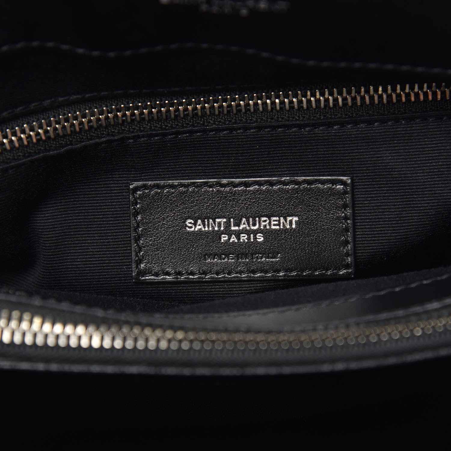 Saint Laurent Calfskin Y Quilted Monogram Medium Loulou Chain Satchel Black 7 of 9