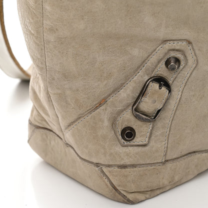 Balenciaga Agneau Classic Hardware Day Hobo Latte Beige 12 of 21