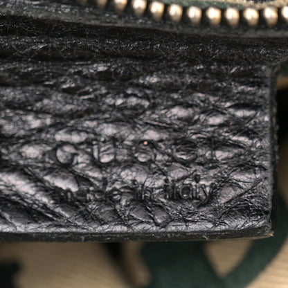 Gucci Calfskin Large Indy Top Handle Hobo Black 6 of 12