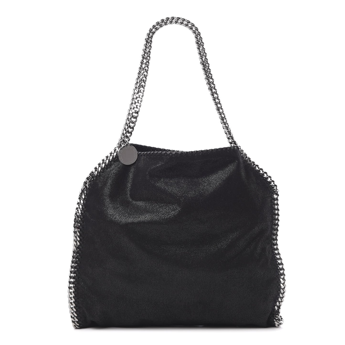 Shaggy Deer Small Falabella Tote Black