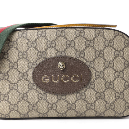 Gucci GG Supreme Monogram Web Neo Vintage Shoulder Bag Beige New Acero Crop 12 of 12