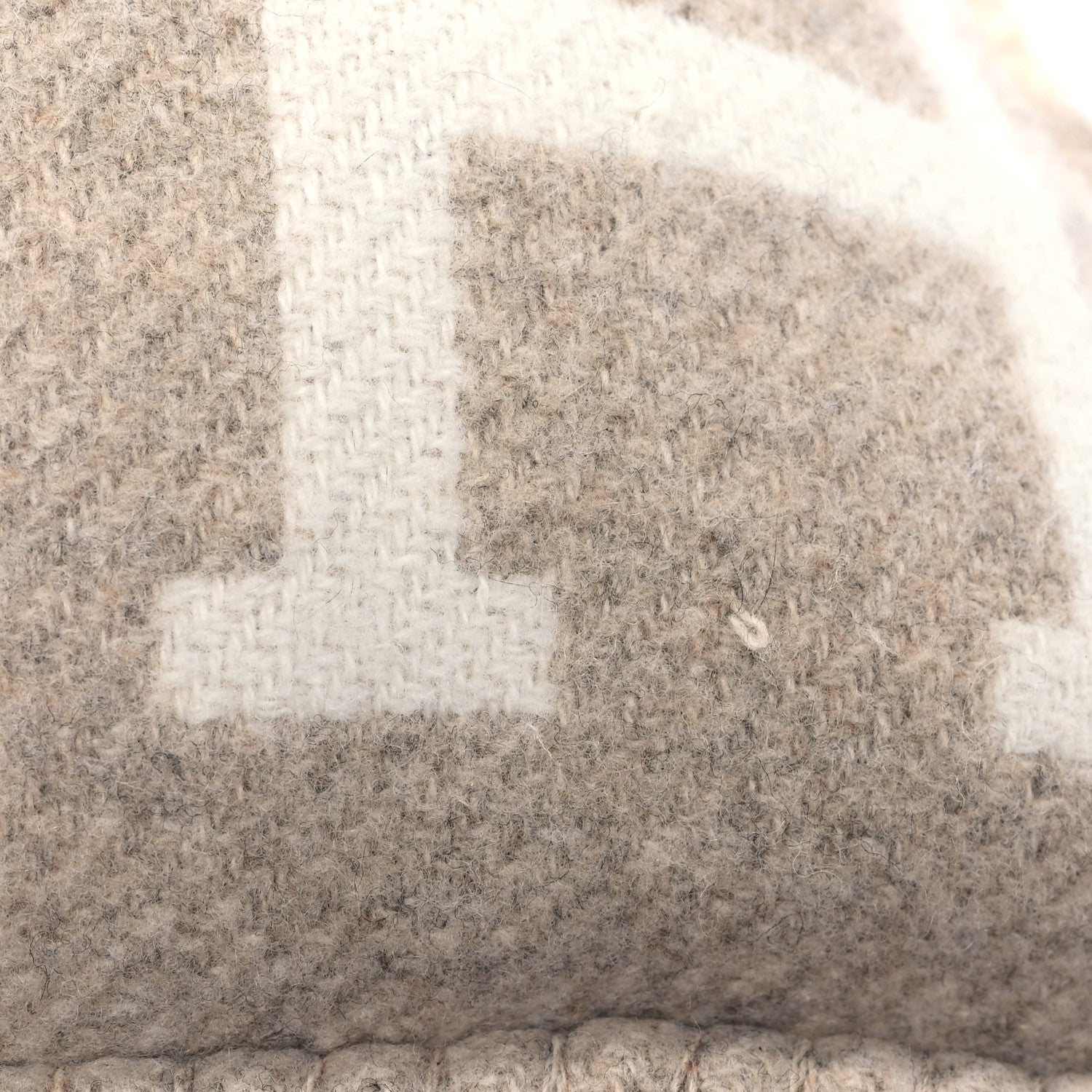 Hermes Wool Cashmere Avalon III Pillow PM Coco Camomille 4 of 4