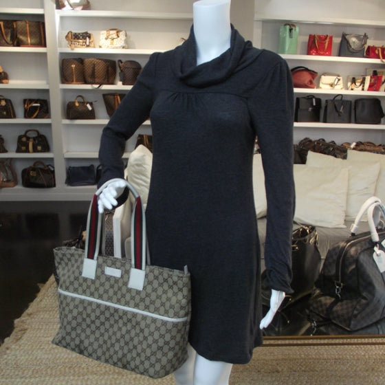 Monogram Web Large Diaper Tote