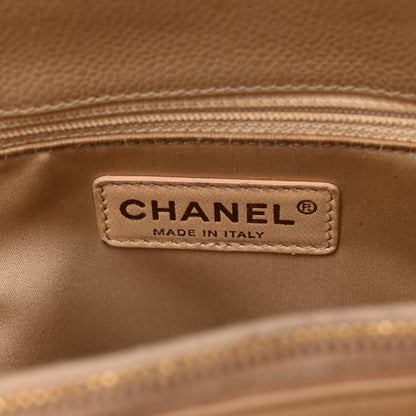 Chanel Caviar Quilted Grand Shopping Tote GST Beige Clair 6 of 12