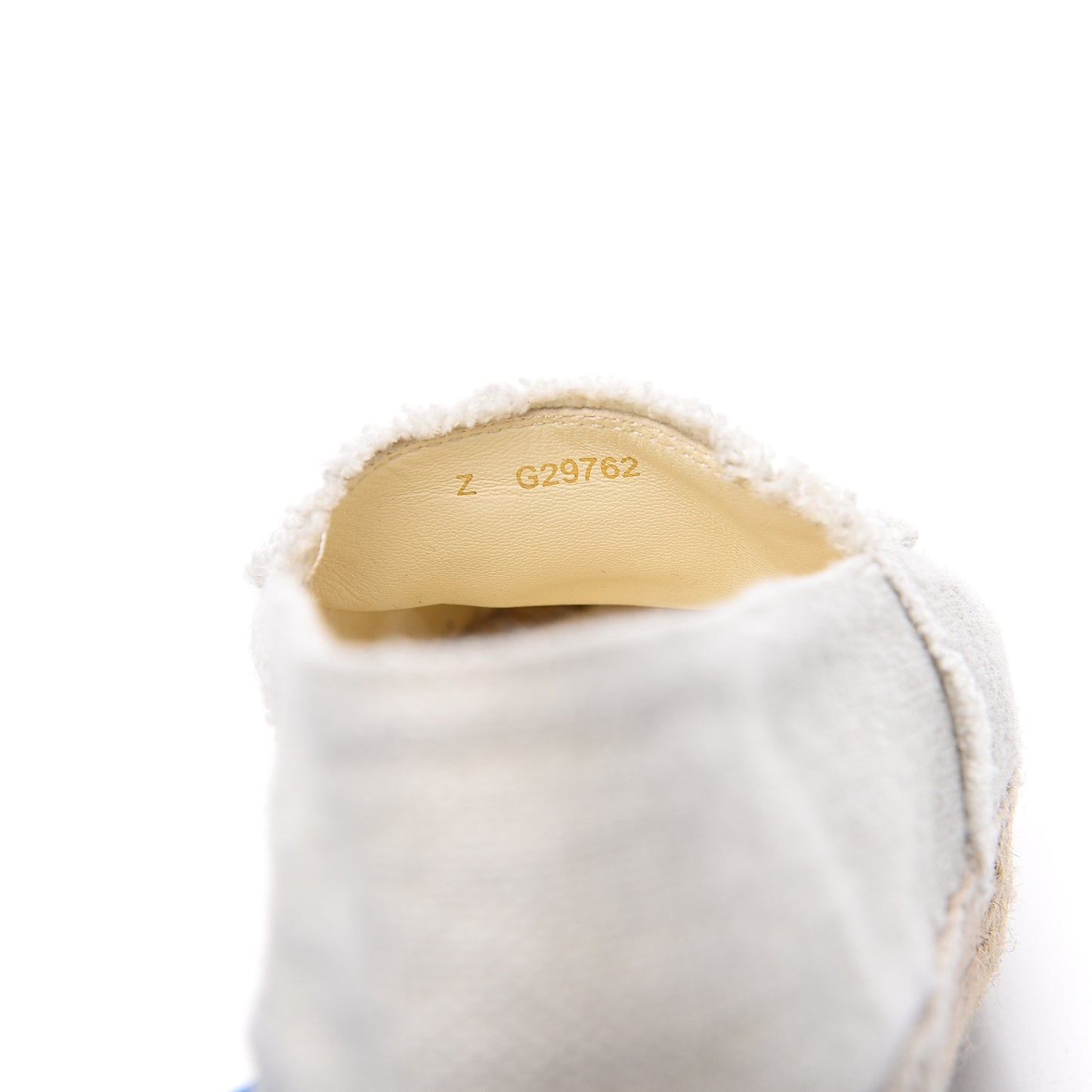 Linen CC Espadrilles 36 Beige Black
