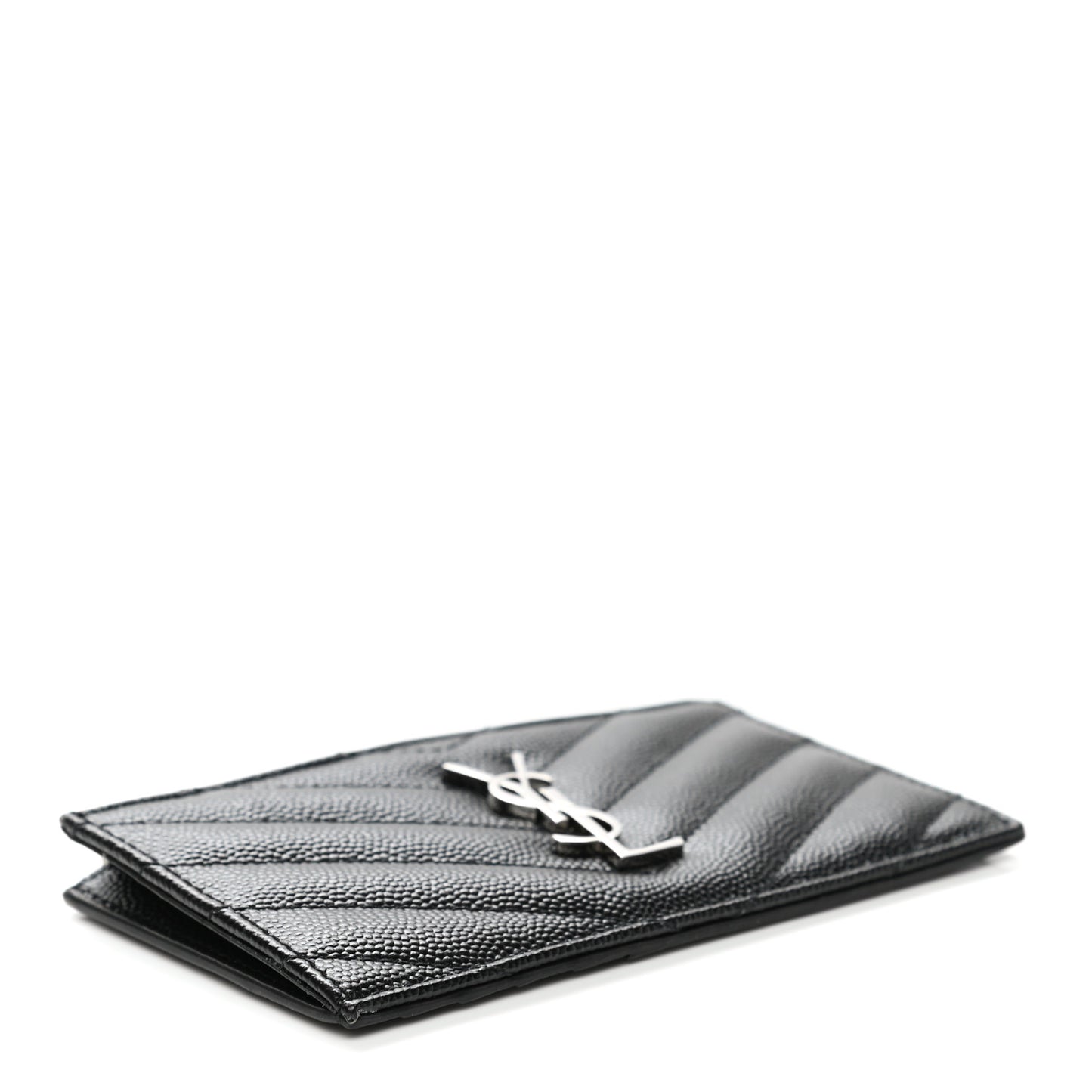 Monogram Grain de Poudre 5 Fragments Zip Pouch Card Holder Black