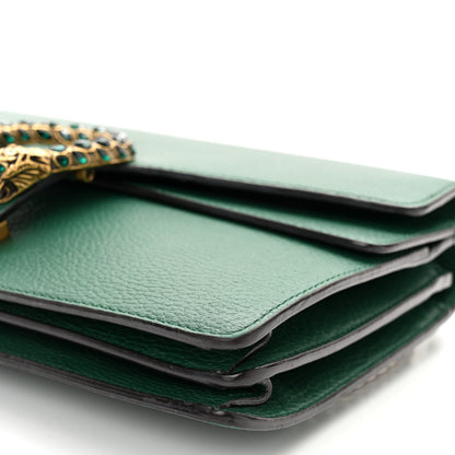 Gucci Pebbled Calfskin Small Dionysus Shoulder Bag Emerald 9 of 9