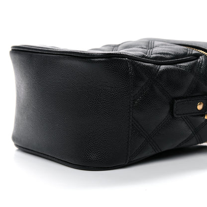 Saint Laurent Grain de Poudre Quilted 80's Vanity Bag Black 8 of 9