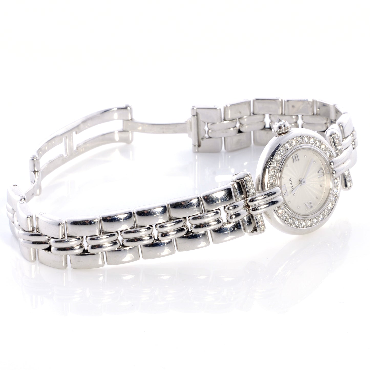 18k White Gold Diamond Ladies Watch