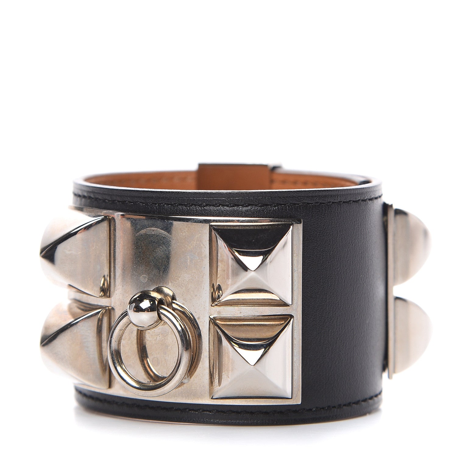 Hermes Chamonix Collier de Chien CDC Bracelet S Black 1 of 8