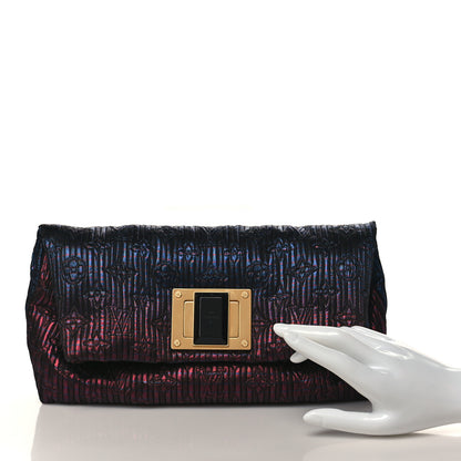 Louis Vuitton Jacquard Quilted Monogram Altair Clutch Marine 3 of 10