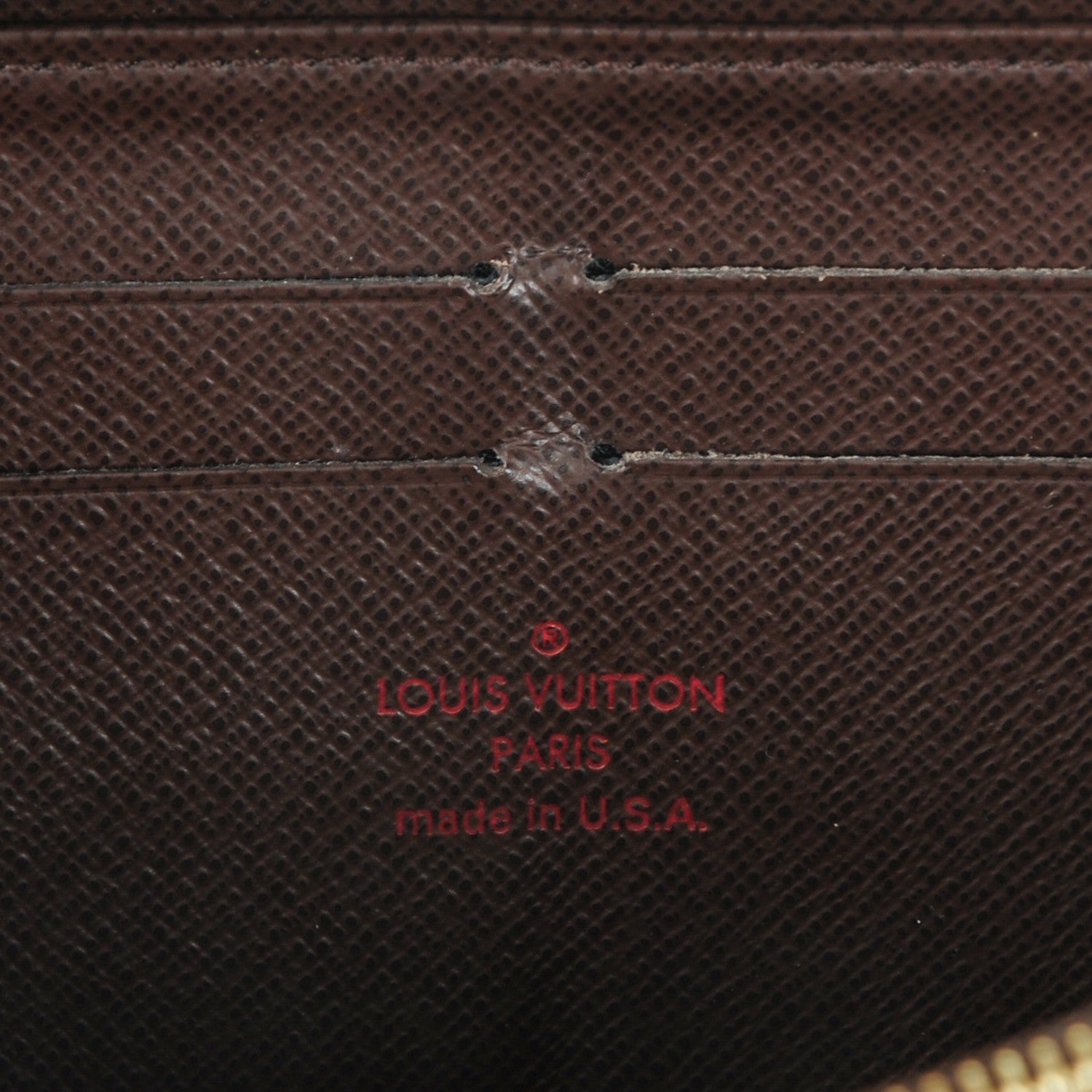 Louis Vuitton Damier Ebene Zippy Wallet 6 of 7