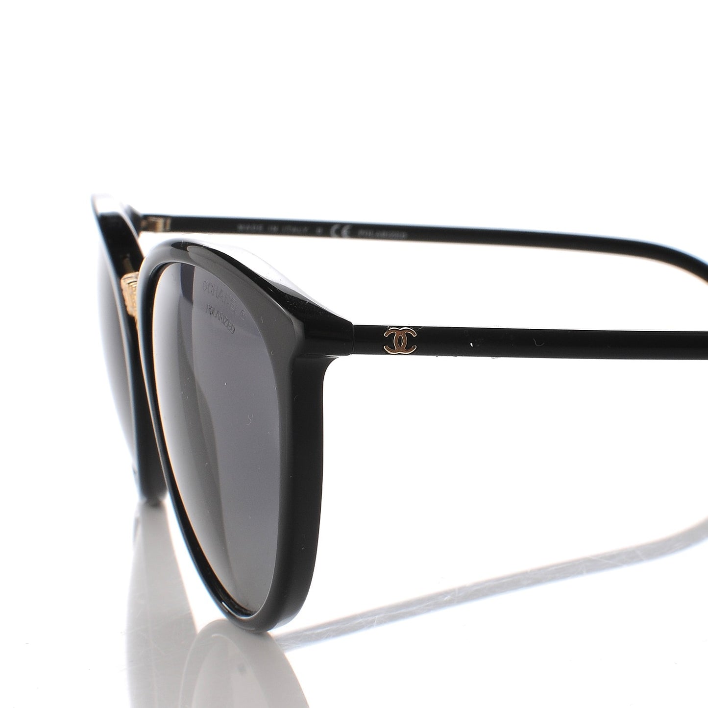 Acetate Polarized Butterfly Winter Sunglasses 5382 Black