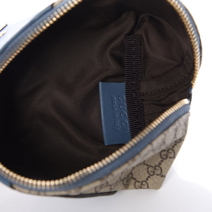 Gucci GG Supreme Monogram Children's Zoo Coin Purse Whale Blue 6 of 10