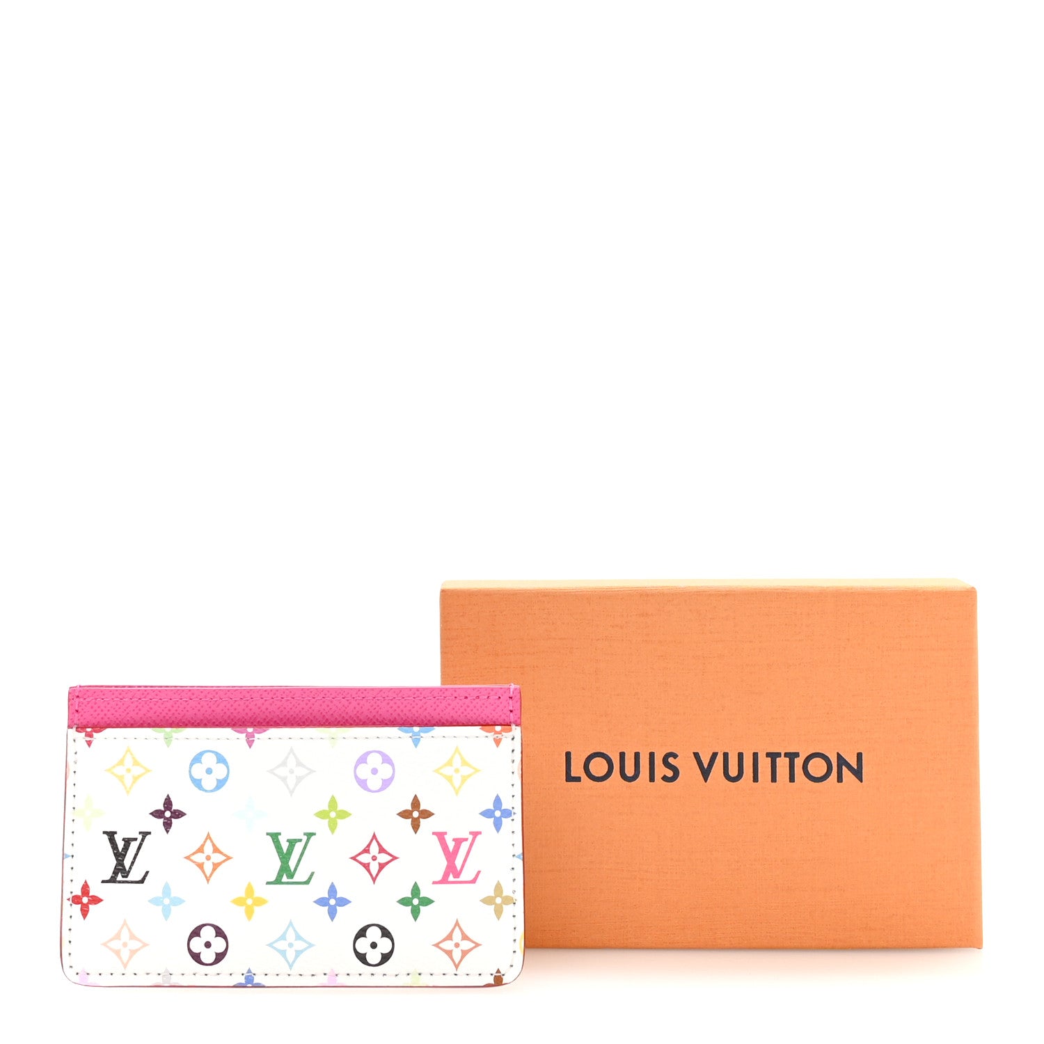 Louis Vuitton LV X TM Monogram Multicolor Card Holder Kawaii Pink 7 of 7