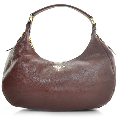 Prada Vitello Daino Hobo Amaranto 1 of 11