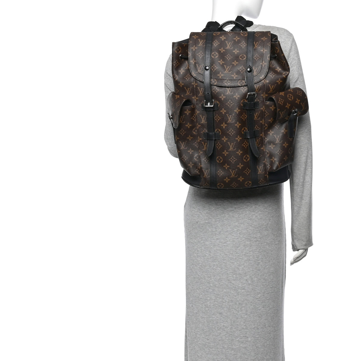 Louis Vuitton Monogram Macassar Christopher PM Backpack 2 of 10