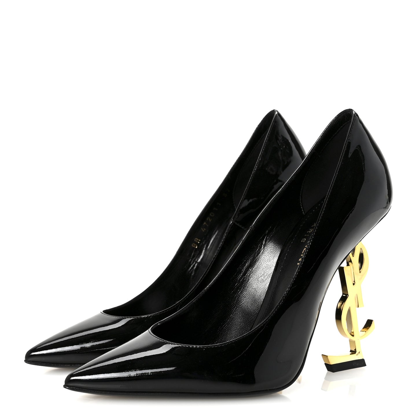 Patent Opyum 110 Pumps 37 Black Gold
