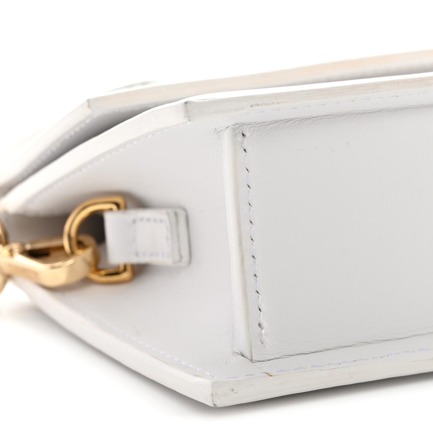 Smooth Calfskin Le Chiquito Long White